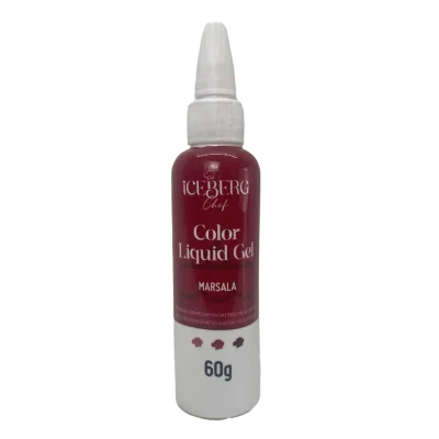Colorante Liquid Gel Iceberg- MARSALA - 60g (Rosso bordeux)