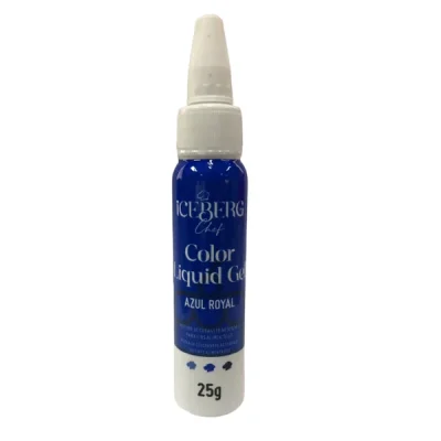 Colorante Liquid Gel Iceberg- BLU REALE - 25g (Azul Royal)