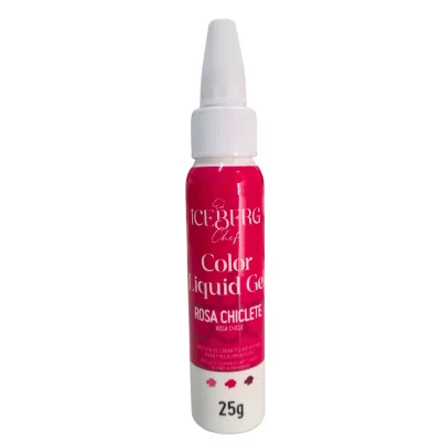 Colorante Liquid Gel Iceberg- ROSA CHICLETE- 25g