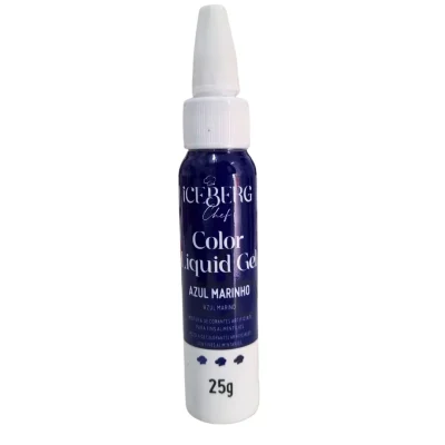 Colorante Liquid Gel Iceberg- BLU NAVY - 25g (Azul Marinho)