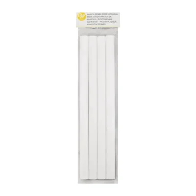 Kit 4pz Pioli Plastica Bianco 32 cm  1,85cm Ø  – Supporto per Torte a piani (piolo cake)