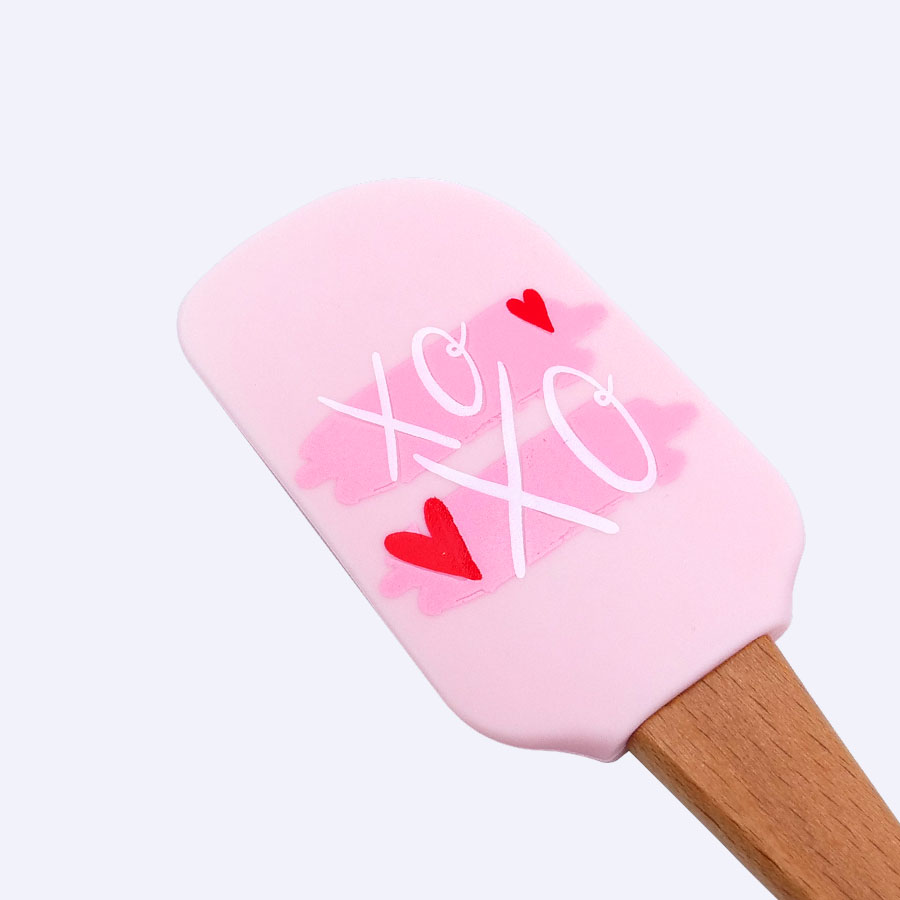Spatola di gomma XOXO rosa