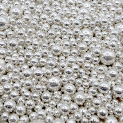 Sprinkles Mix Perle Argento 80g - Just add Love (mix perolas Prata)